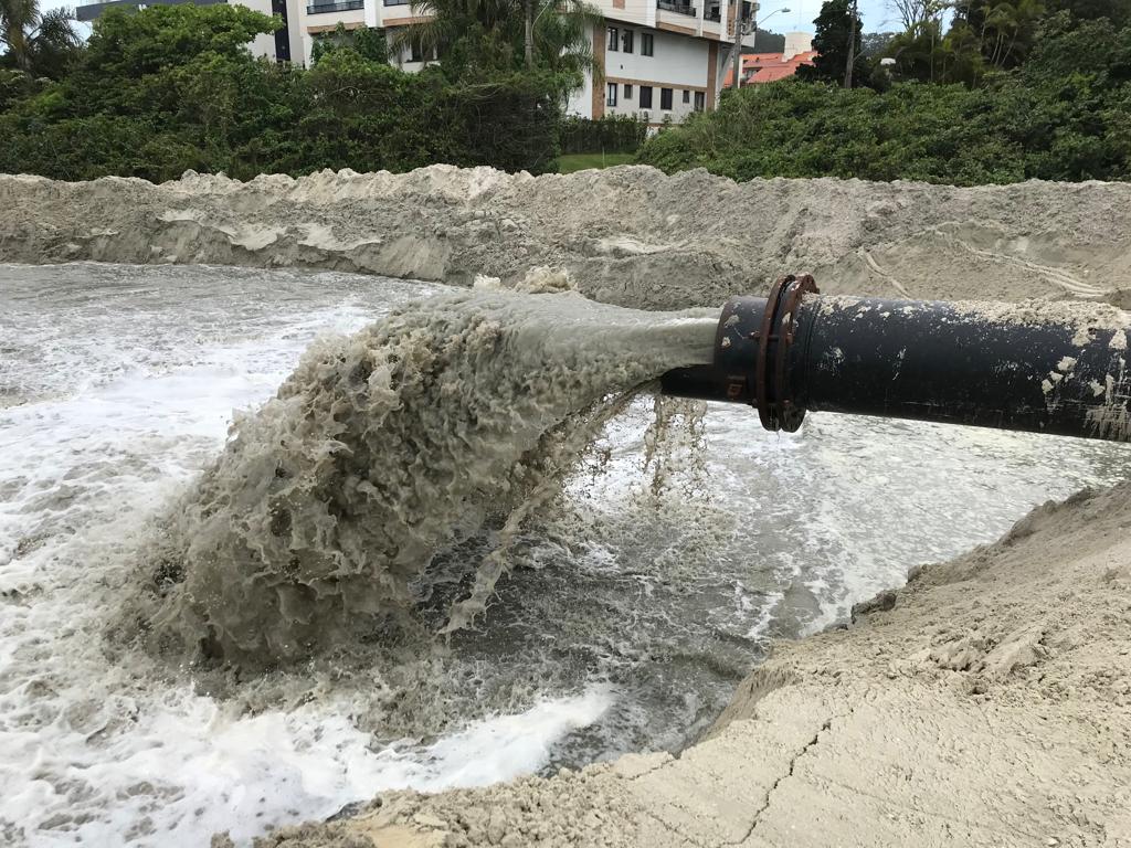 obras de recuperação da faixa de areia canasvieiras6